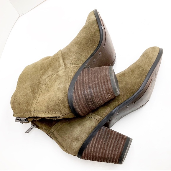 {Sam Edelman} Larkin Suede Ankle Boots - Picture 10 of 16